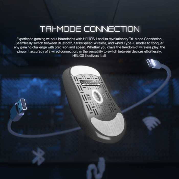 Mis Wireless Gaming Fantech XD3 (V3) 1K Helios II beli - Image 8