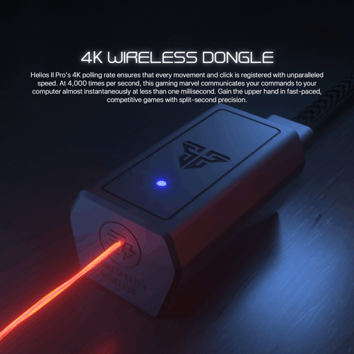 Mis Wireless Gaming Fantech XD3 (V3) PRO 4K Helios II crni sa ACM03 (dongle) - Image 8