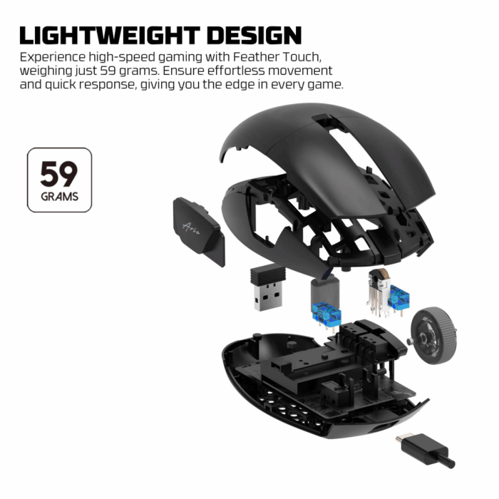 Mis Wireless Gaming Fantech XD7E Aria E Space Edition - Image 8