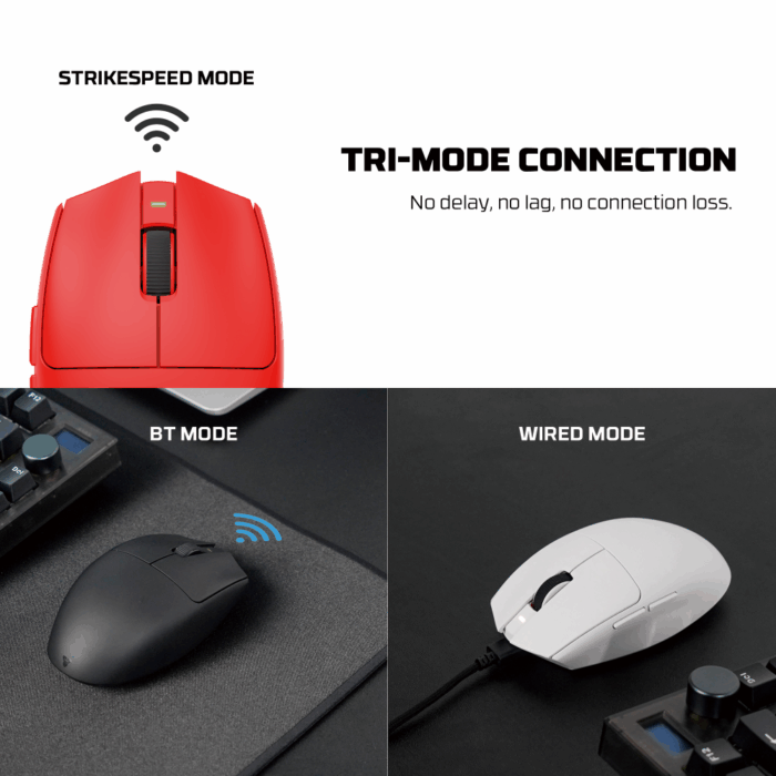 Mis Wireless Gaming Fantech XD7V2 Aria II crveni - Image 8