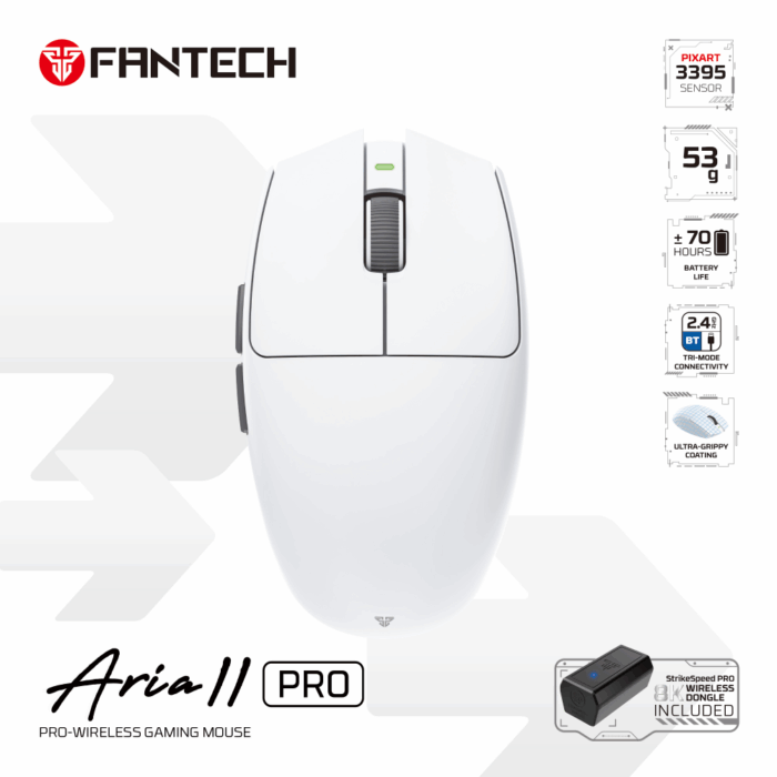 Mis Wireless Gaming Fantech XD7V2P Aria II PRO beli - Image 10