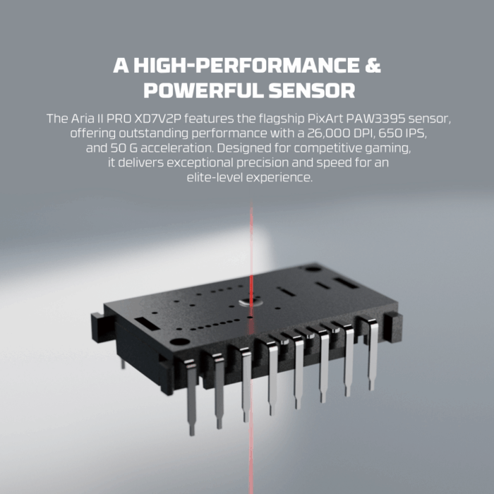 Mis Wireless Gaming Fantech XD7V2P Aria II PRO crni - Image 6
