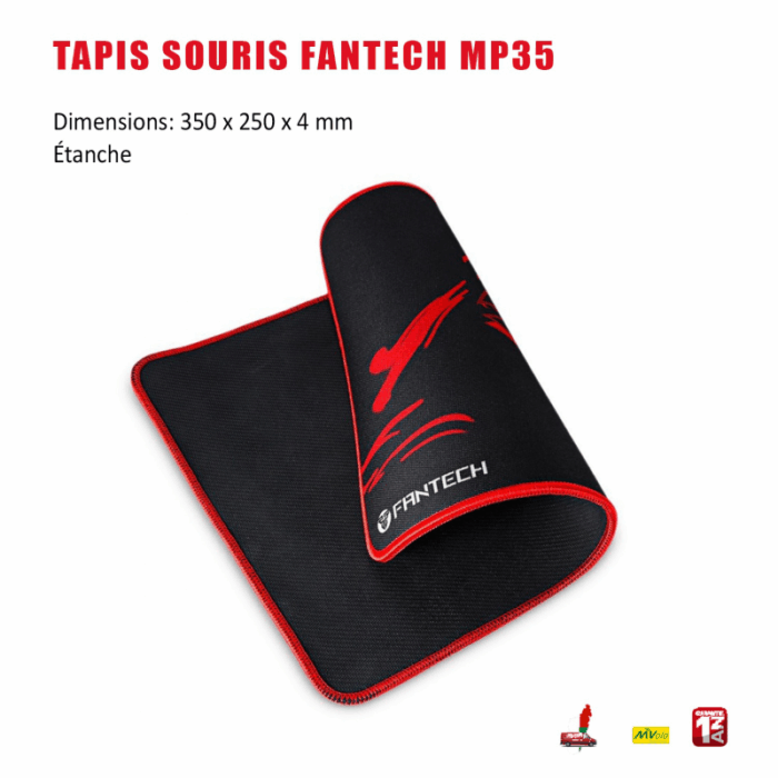 Podloga za mis Fantech MP35 crna - Image 2