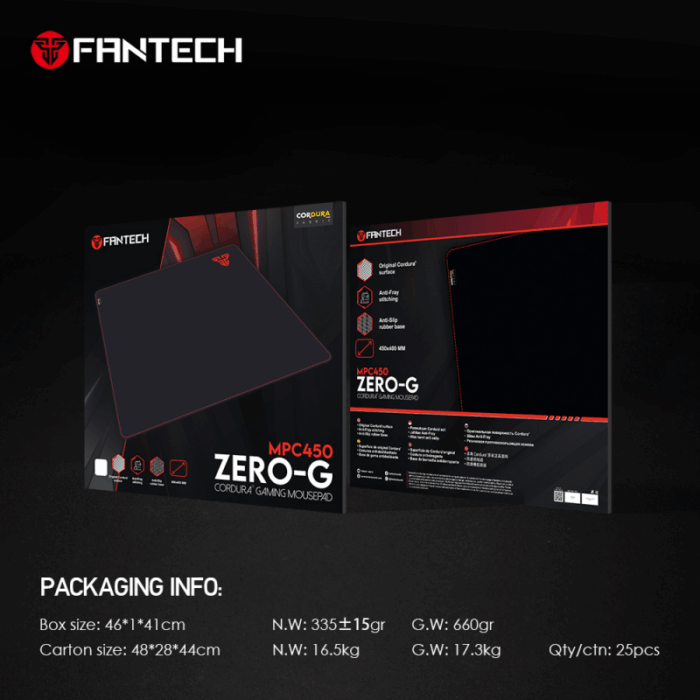 Podloga za mis Fantech MPC450 Zero-G crna - Image 6