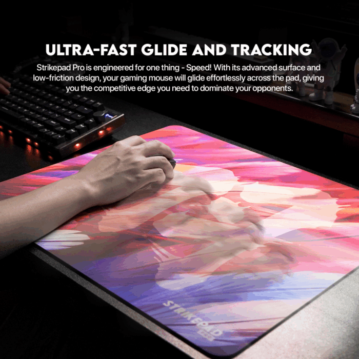 Podloga za mis Fantech MST491P Holographic Strikepad PRO crvena - Image 3