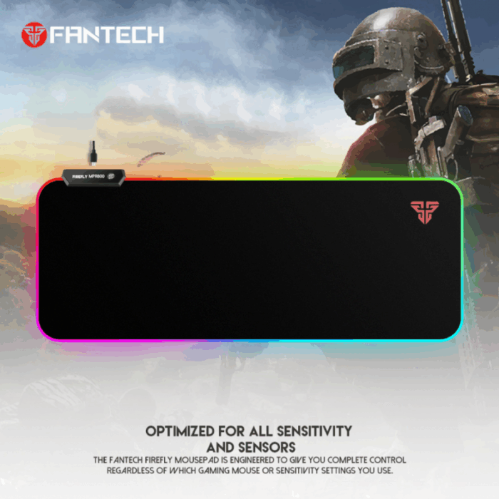 Podloga za mis Fantech RGB Firefly MPR800S crna - Image 6