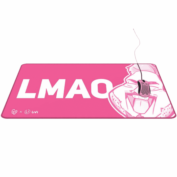 Podloga za miša i tastaturu UVI GEAR Inferno XXL pink GS Ed. 90x45 - Image 3