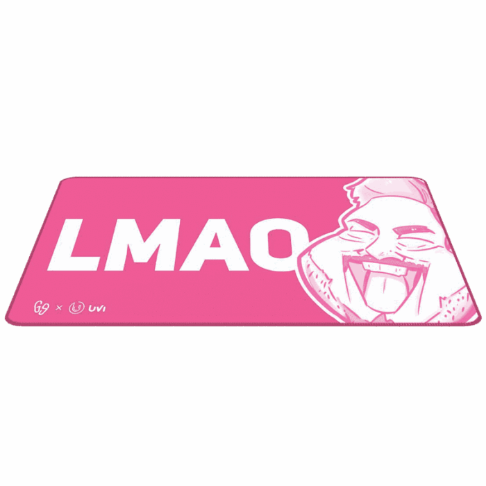Podloga za miša i tastaturu UVI GEAR Inferno XXL pink GS Ed. 90x45