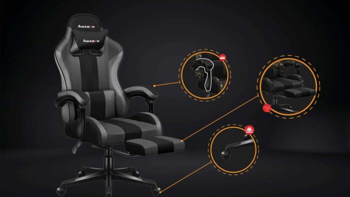 Stolica za gaming Huzaro Force 4.7 Siva - Image 8