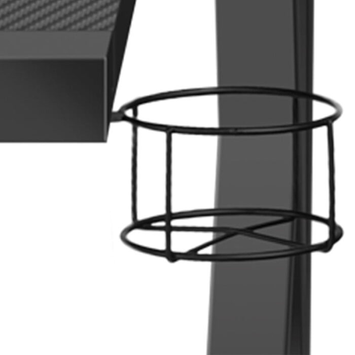 Gejmerski sto ugaoni Huzaro Hero 6.3 crni - Image 15