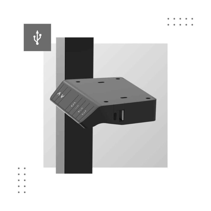 Električni ram za ugaoni sto XENO 7.6 Black - Image 14